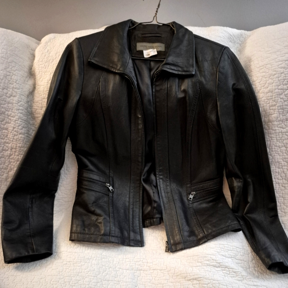 Women's Black Leather Jacket